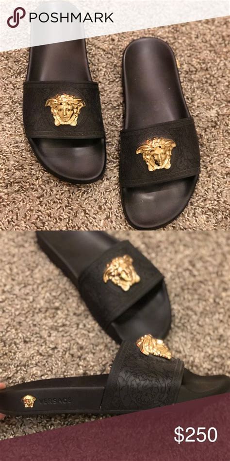 versace slippers blue|versace slippers for women.